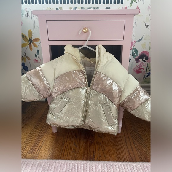 Zara kids puffer winter jacket size 9-12 months LIKE NEW - Picture 2 of 3